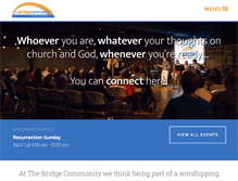 Tablet Screenshot of bridgecommunity.org